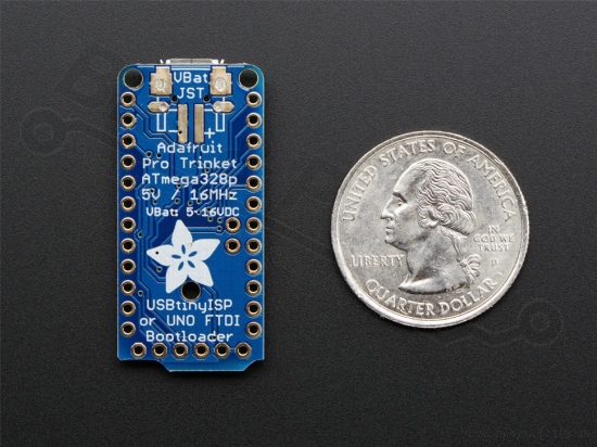 Adafruit Pro Trinket - Mini Microcontroller 5V 16Mhz - Adafruit 2000